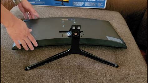 Removing the <strong>Samsung</strong> LED <strong>monitor stand</strong> hinge attachment. . Samsung 27 inch curved monitor remove stand